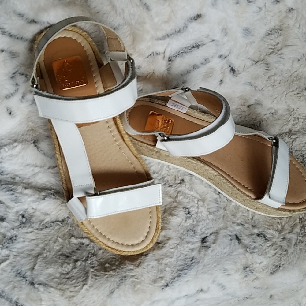 Kanna White Leather Sandals from Spain!